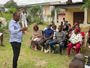 La Coordination Générale de la Plateforme pour le Oui en pré-campagne référendaire dans le 1er arrondissement de Libreville 6 FB IMG 1727624328281